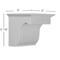 Ekena Millwork 6 7/8"W x 6"D x 6"H Legacy Bracket BKT06X06X06LE - alternate 2